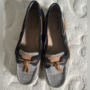 Blue Sperry Boat Shoe